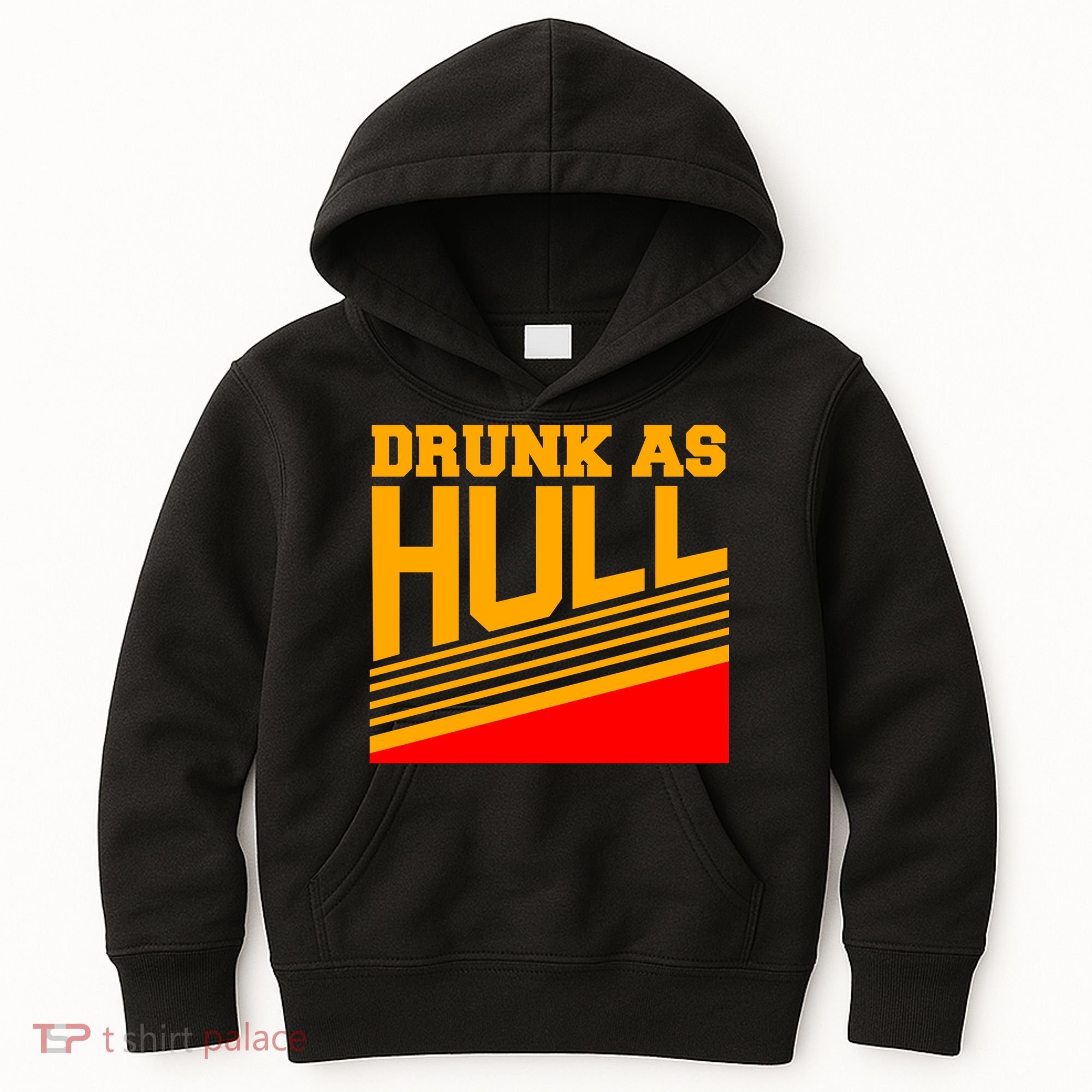 Drunk As Hull Logo Kids Hoodie