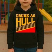 Drunk As Hull Logo Kids Hoodie thumb 3