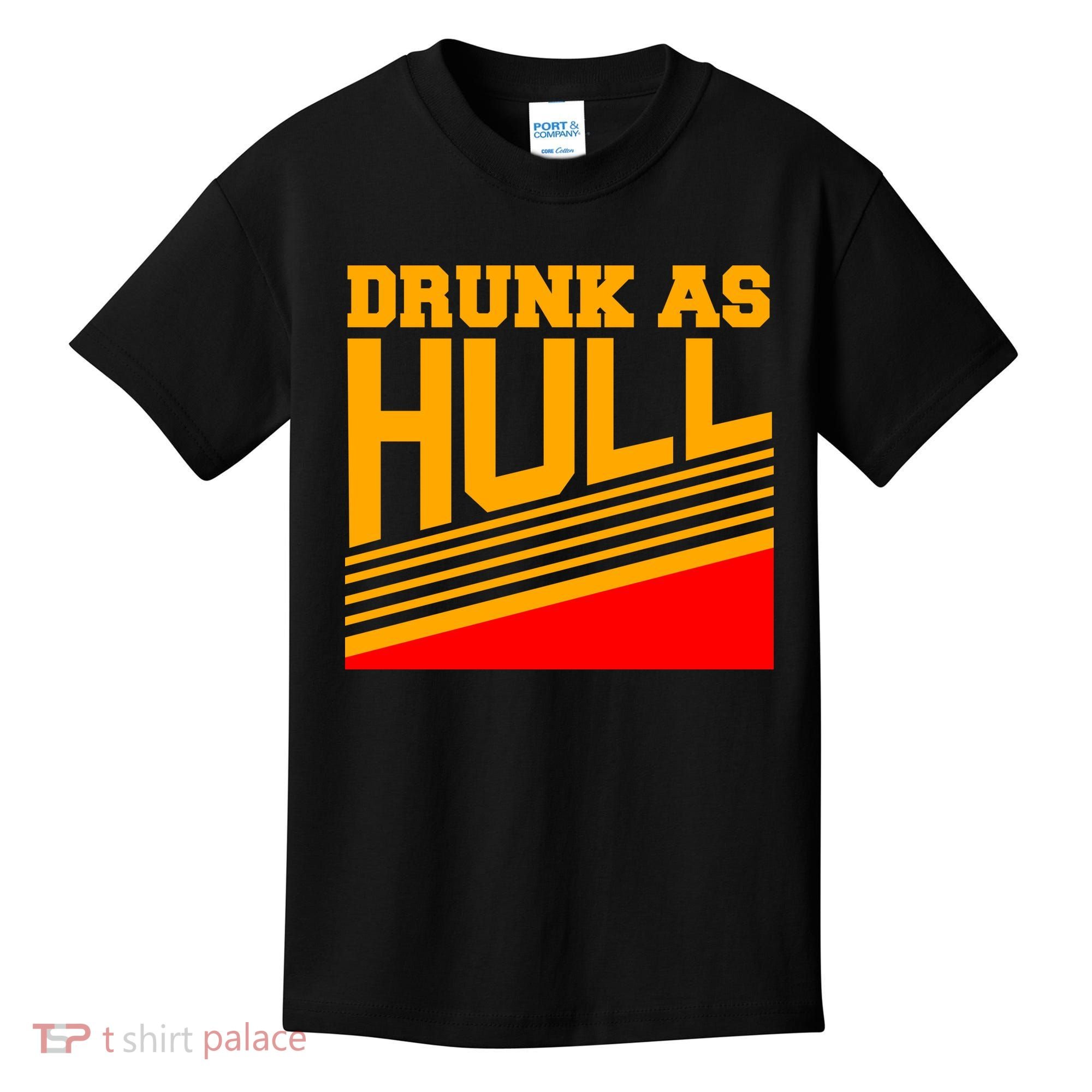 Drunk As Hull Logo Kids T-Shirt