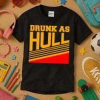 Drunk As Hull Logo Kids T-Shirt thumb 3