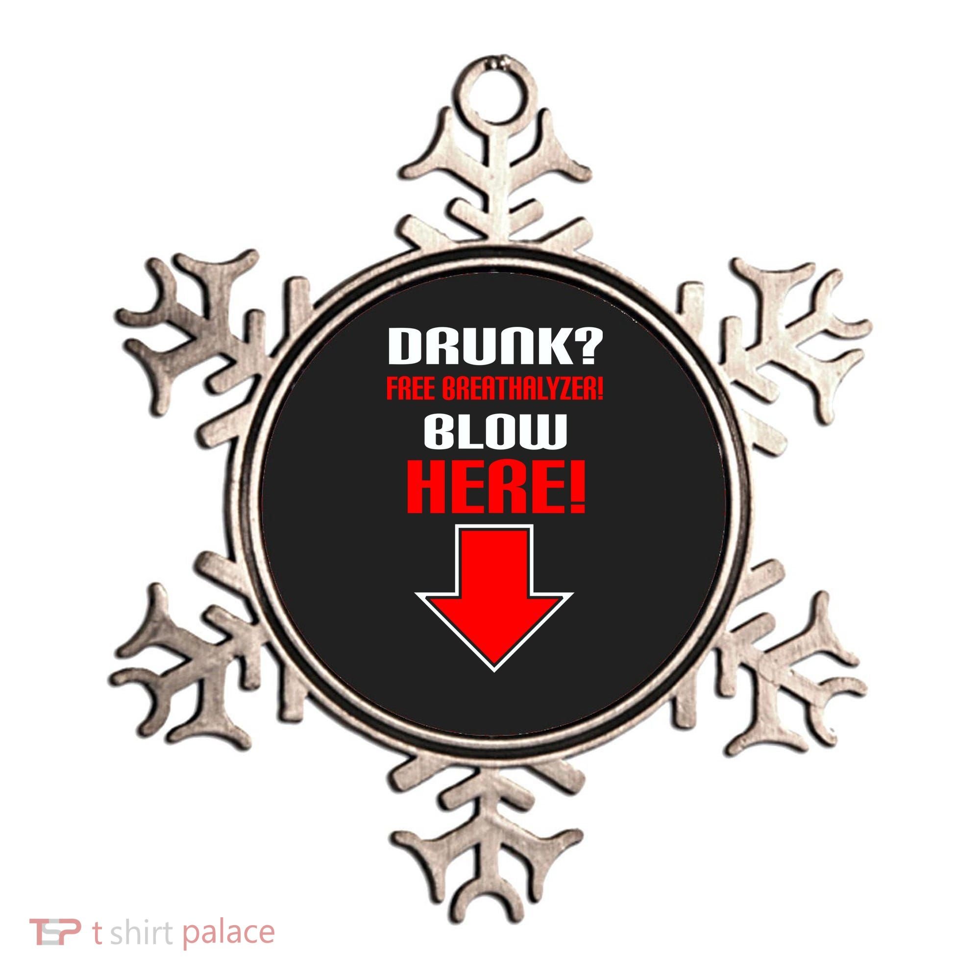 Drunk Free Breathalyzer Ornament