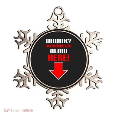 Drunk Free Breathalyzer Ornament