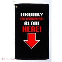 Drunk Free Breathalyzer Golf Towel thumb 0