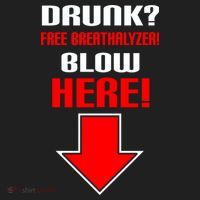 Drunk Free Breathalyzer Golf Towel thumb 3