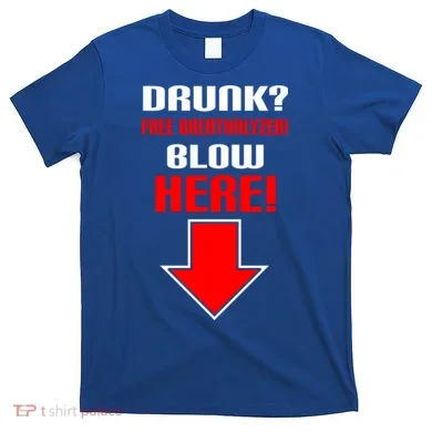 Drunk Free Breathalyzer T-Shirt