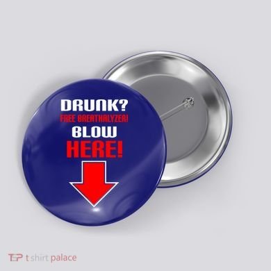 Drunk Free Breathalyzer Button