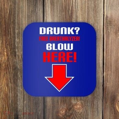Drunk Free Breathalyzer Coaster
