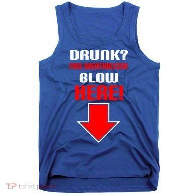 Drunk Free Breathalyzer Tank Top