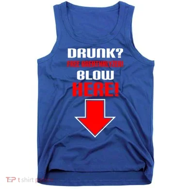 Drunk Free Breathalyzer Tank Top