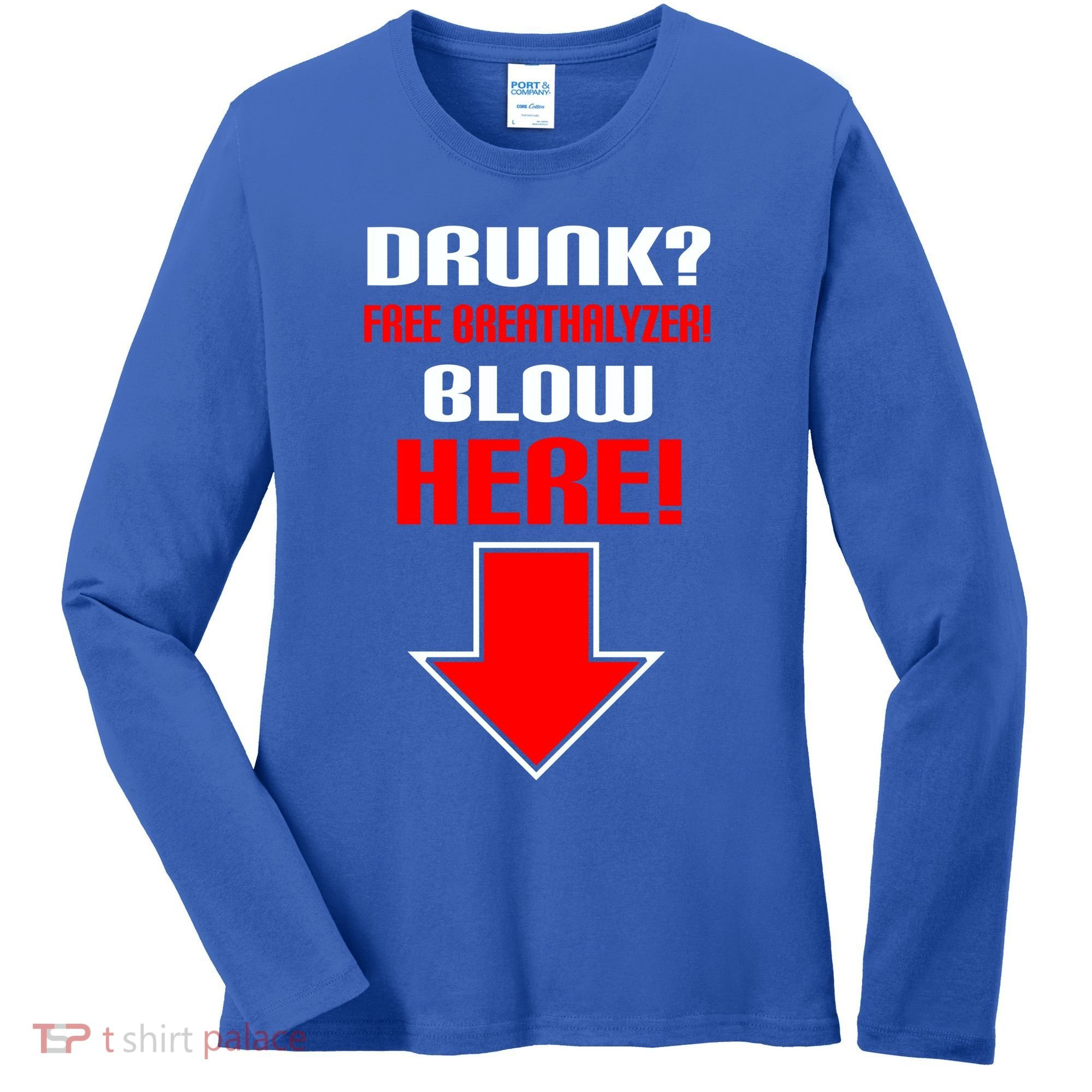 Drunk Free Breathalyzer Women's Long Sleeve Shirt