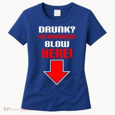 Drunk Free Breathalyzer Women's T-Shirt