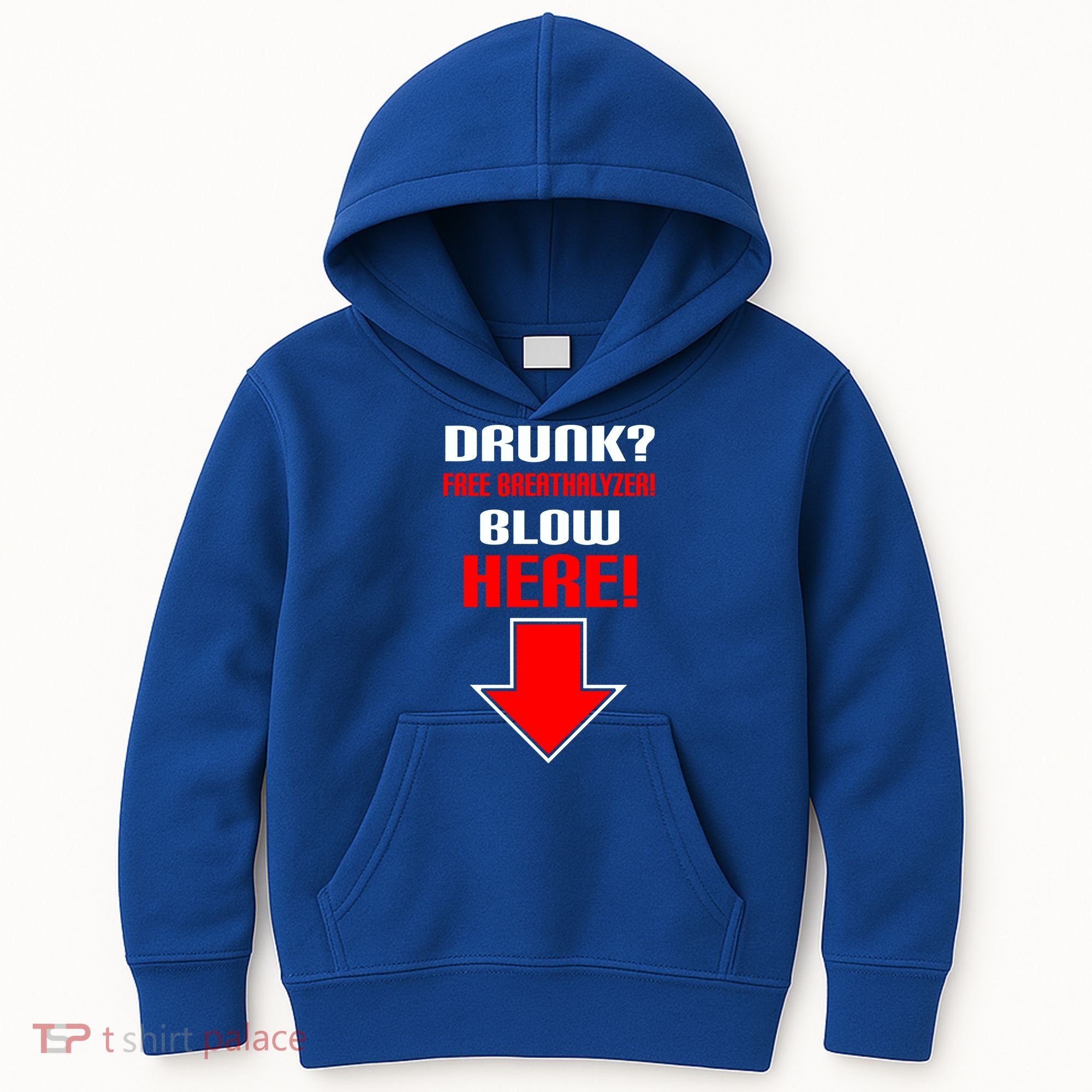 Drunk Free Breathalyzer Kids Hoodie