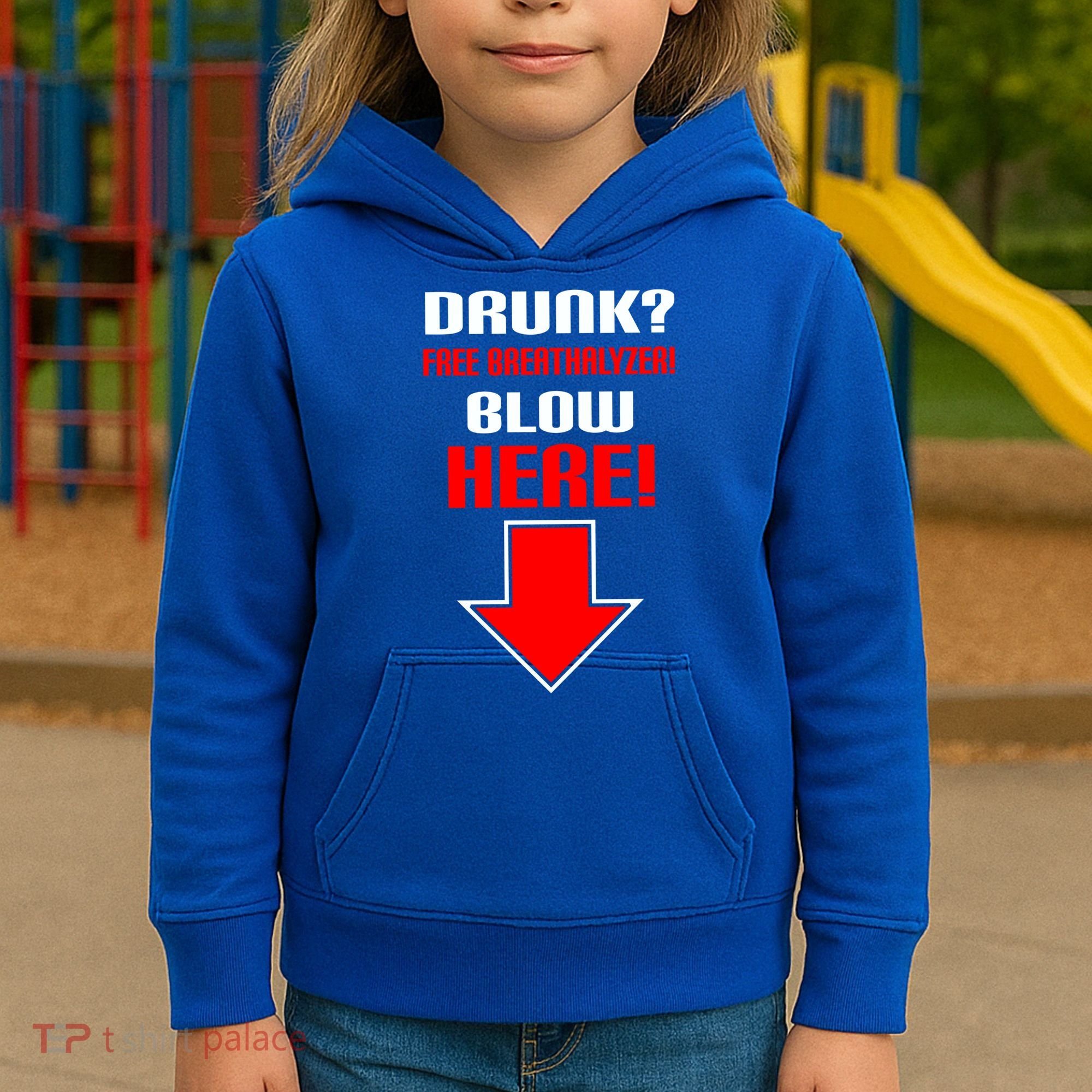 Drunk Free Breathalyzer Kids Hoodie