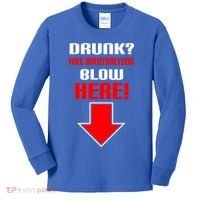 Drunk Free Breathalyzer Kids Long Sleeve Shirt thumb 0