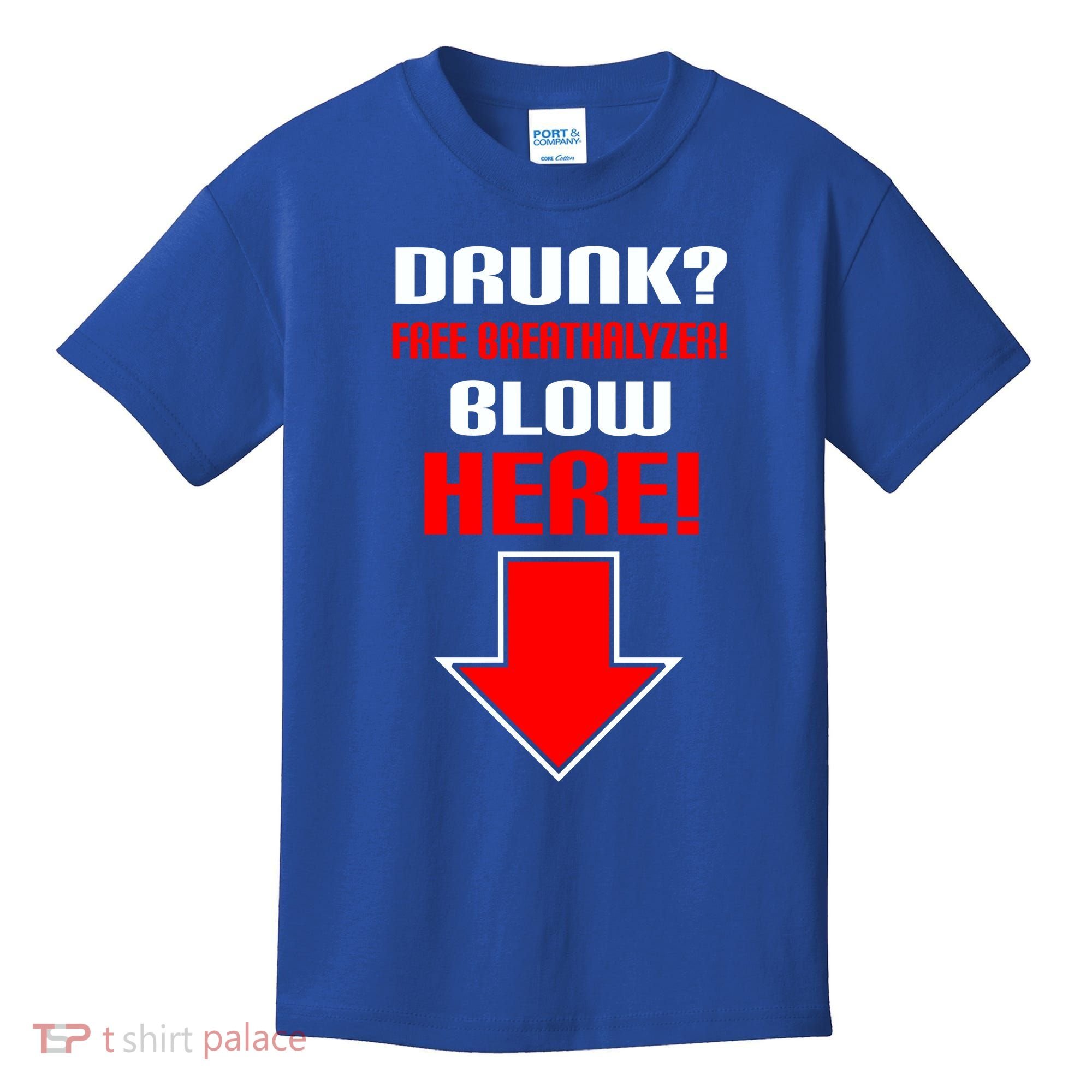 Drunk Free Breathalyzer Kids T-Shirt