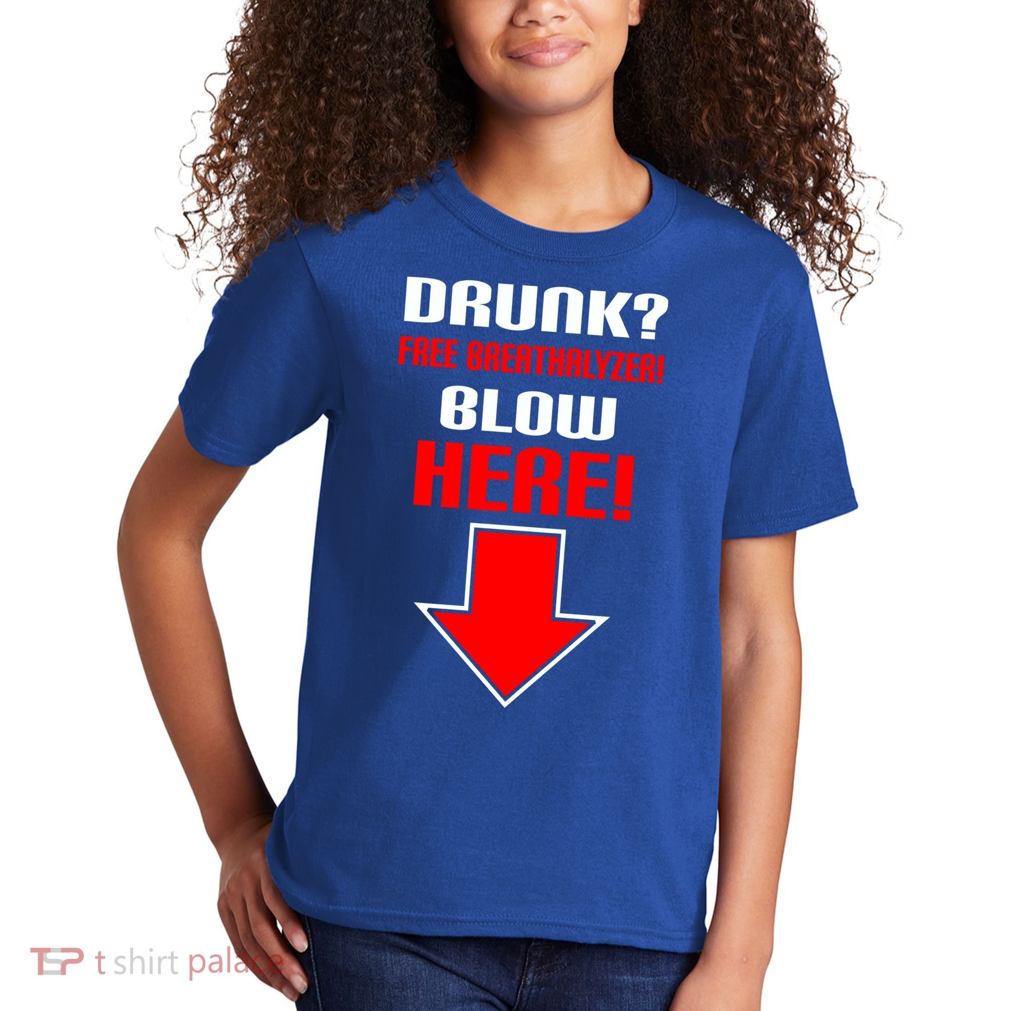 Drunk Free Breathalyzer Kids T-Shirt