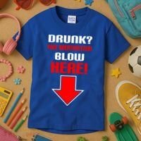 Drunk Free Breathalyzer Kids T-Shirt thumb 3