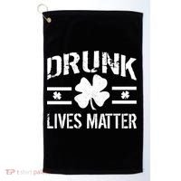 Drunk Lives Matter Golf Towel thumb 0