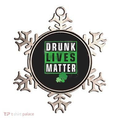 Drunk Lives Matter Clover Ornament