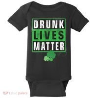 Drunk Lives Matter Clover Baby Bodysuit thumb 0