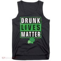 Drunk Lives Matter Clover Tank Top thumb 0