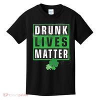 Drunk Lives Matter Clover Kids T-Shirt thumb 0