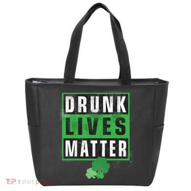 Drunk Lives Matter Clover Tote Bag