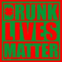 Drunk Lives Matter St. Patrick's Day Funny Saint Pattys Santa Hat thumb 1