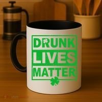 Drunk Lives Matter St Patrick's Day Coffee Mug thumb 4