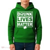 Drunk Lives Matter St Patrick's Day Kids Hoodie thumb 4