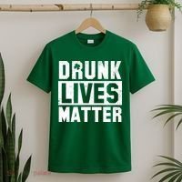 Drunk Lives Matter Vintage Irish Clover T-Shirt thumb 2