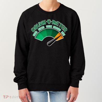 Drunk O Meter Sober Buzzed Smashed Irish Women's Sweatshirt