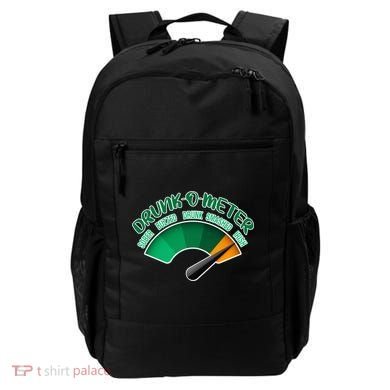 Drunk O Meter Sober Buzzed Smashed Irish Backpack
