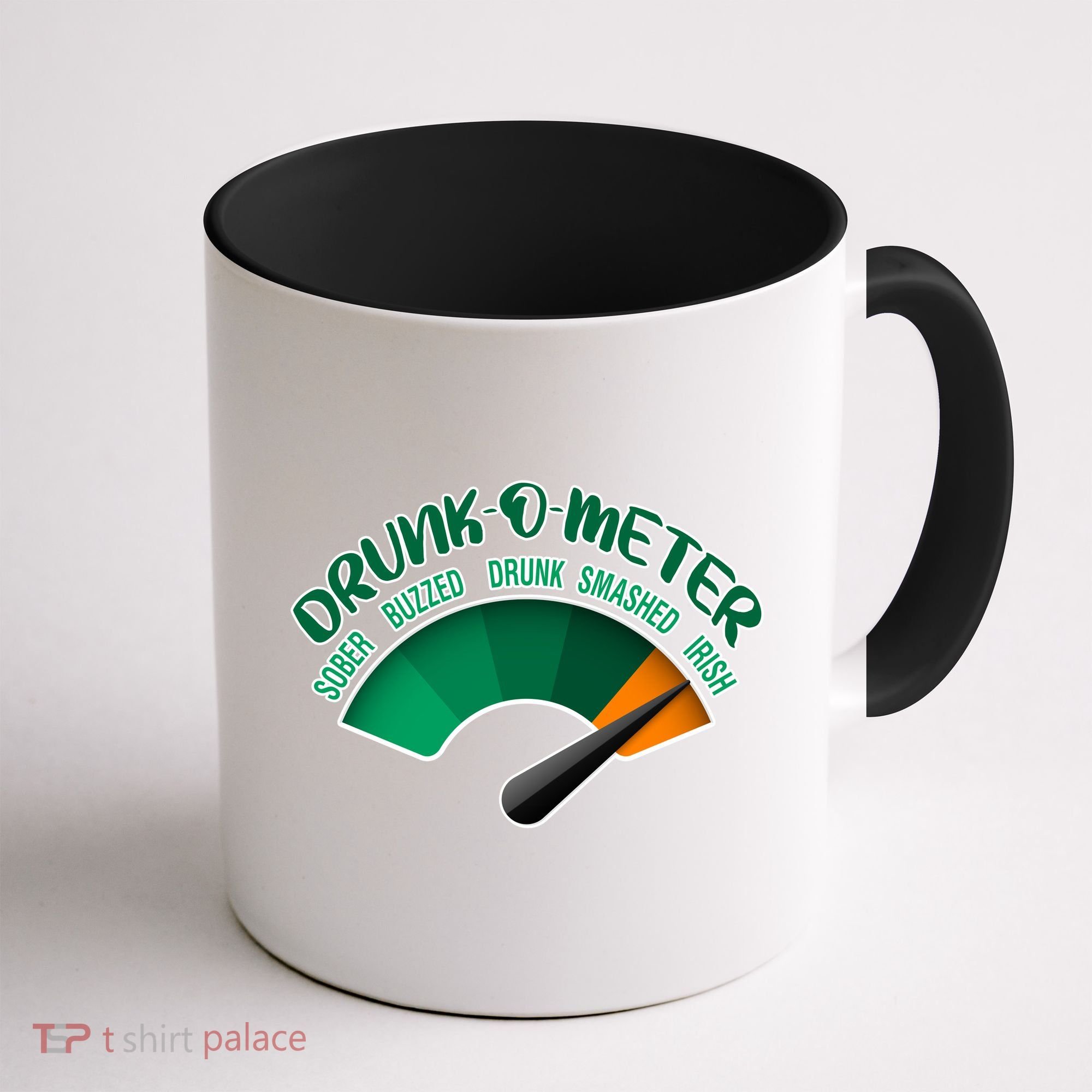 Drunk O Meter Sober Buzzed Smashed Irish Coffee Mug