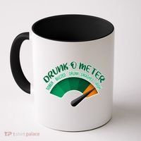 Drunk O Meter Sober Buzzed Smashed Irish Coffee Mug thumb 0
