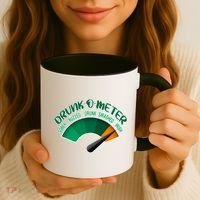 Drunk O Meter Sober Buzzed Smashed Irish Coffee Mug thumb 3