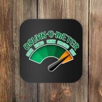 Drunk O Meter Sober Buzzed Smashed Irish Coaster thumb 0