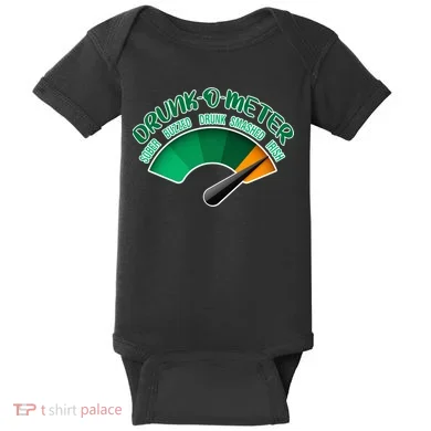 Drunk O Meter Sober Buzzed Smashed Irish Baby Bodysuit