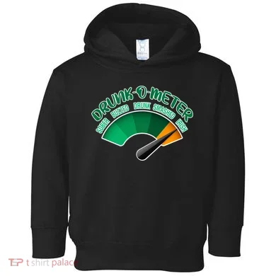 Drunk O Meter Sober Buzzed Smashed Irish Toddler Hoodie