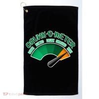 Drunk O Meter Sober Buzzed Smashed Irish Golf Towel thumb 0