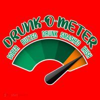 Drunk O Meter Sober Buzzed Smashed Irish Santa Hat thumb 1