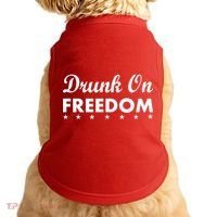 Drunk On Freedom Doggie Tank thumb 0
