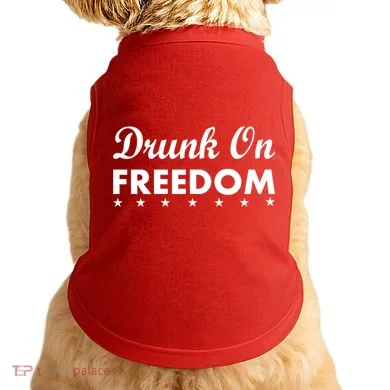 Drunk On Freedom Doggie Tank