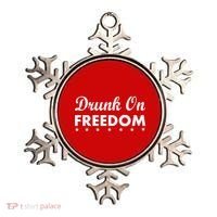 Drunk On Freedom Ornament thumb 0