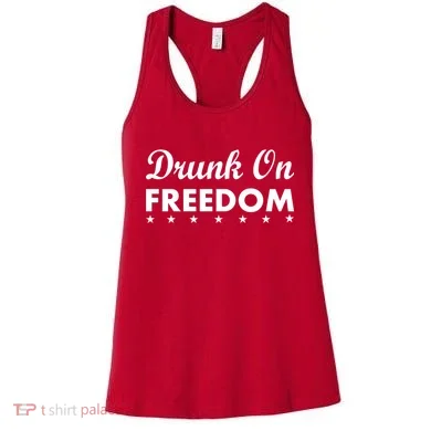 Drunk On Freedom Women's Tank Top