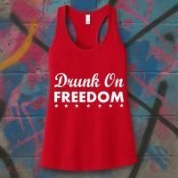 Drunk On Freedom Women's Tank Top thumb 3