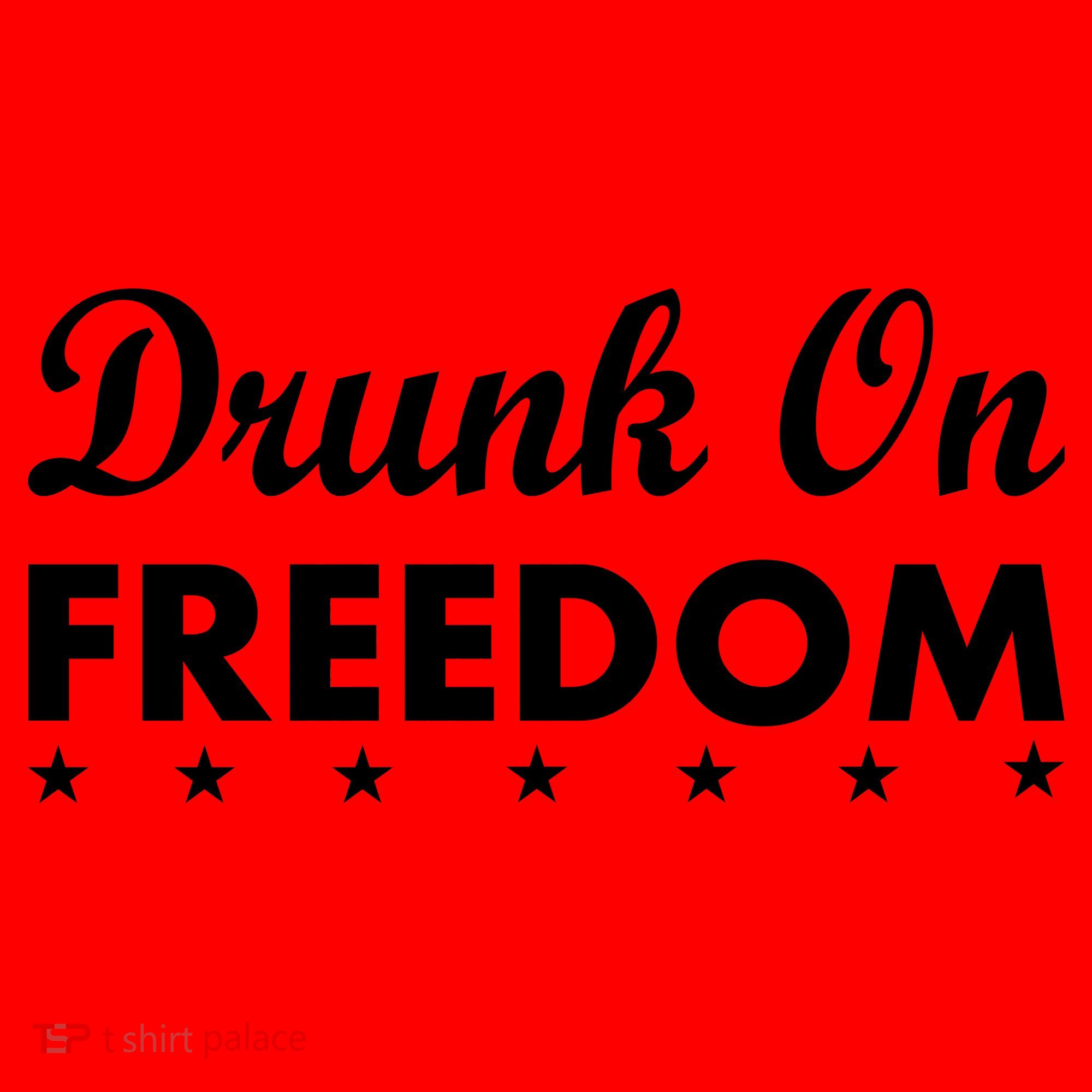 Drunk On Freedom Santa Hat