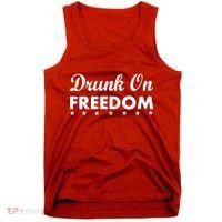 Drunk On Freedom Tank Top thumb 0
