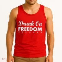 Drunk On Freedom Tank Top thumb 3