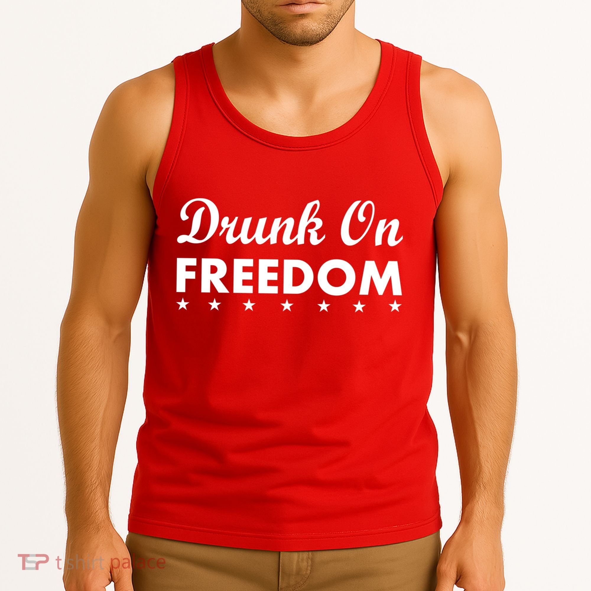 Drunk On Freedom Tank Top